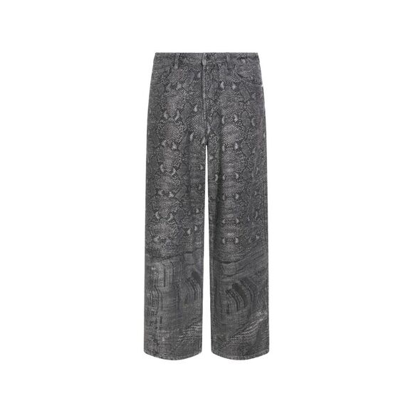 Daily Paper Grey Denim - Wide-Leg Jeans Men